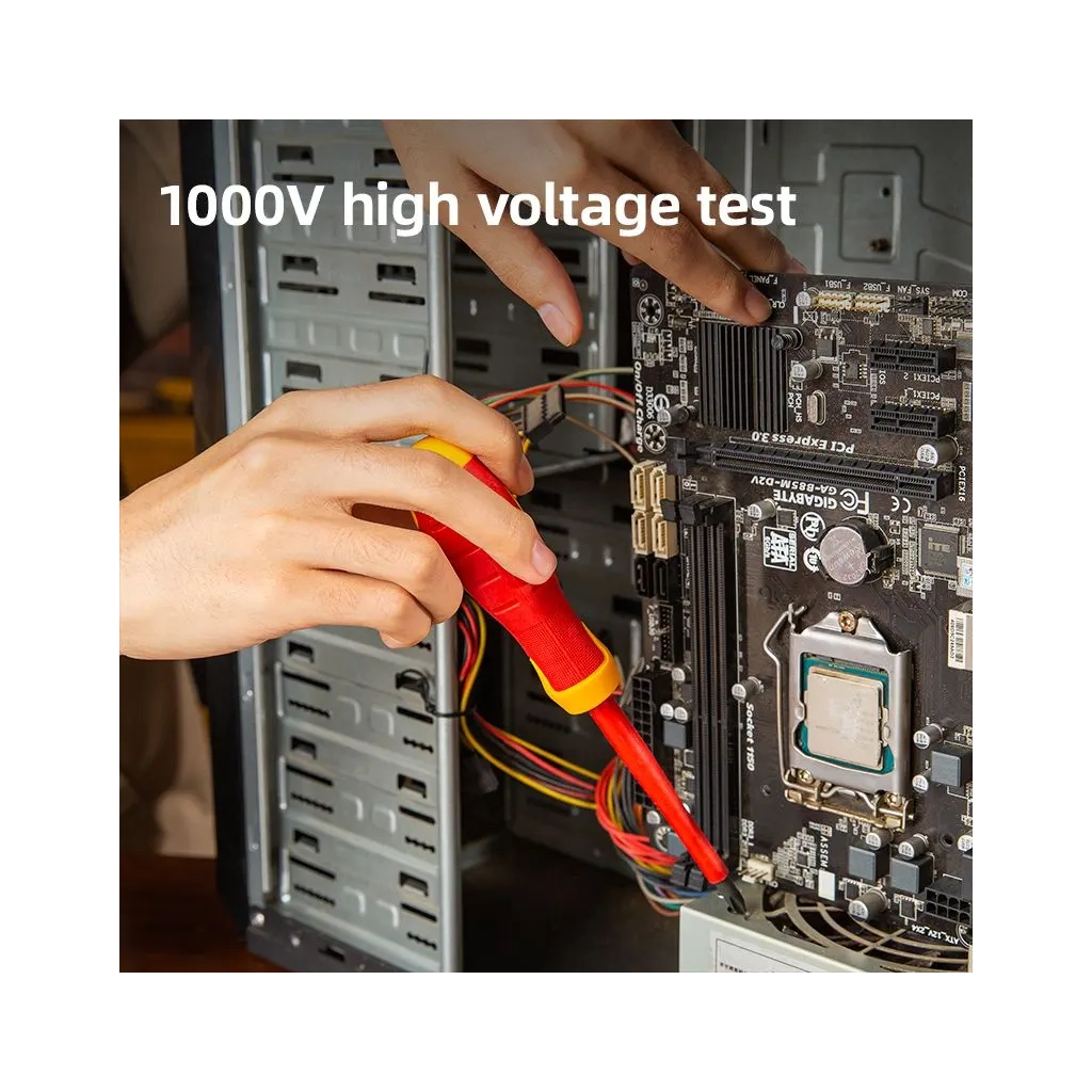 Викрутка Deli ізольована хрестова PH2 x 100 мм (EDL516100)