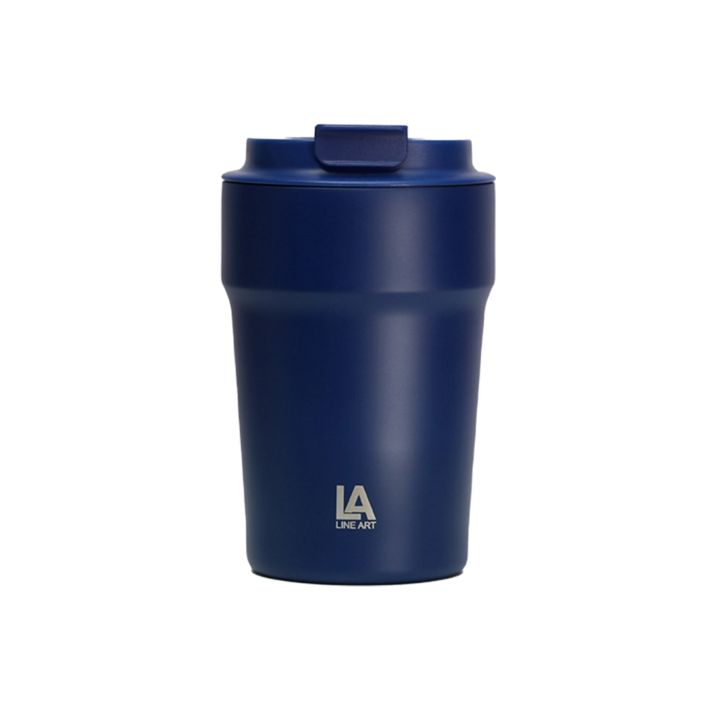Термокружка Line Art Rhodes 380 мл темно-синій (60022322LA-44) Термокружка Line Art Rhodes 380 мл темно-синій (60022322LA-44)