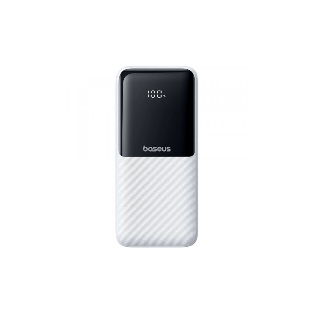 Батарея універсальна Baseus Lipow 20000mAh 22,5W PD, QC/3.0, White (P10079102213-00)