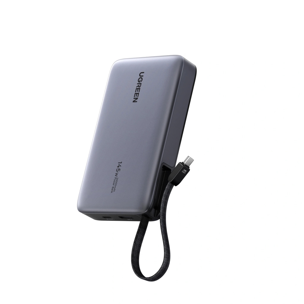 Повербанк Ugreen 20000mAh 145W with Built-in Cable (PB551 55992B)