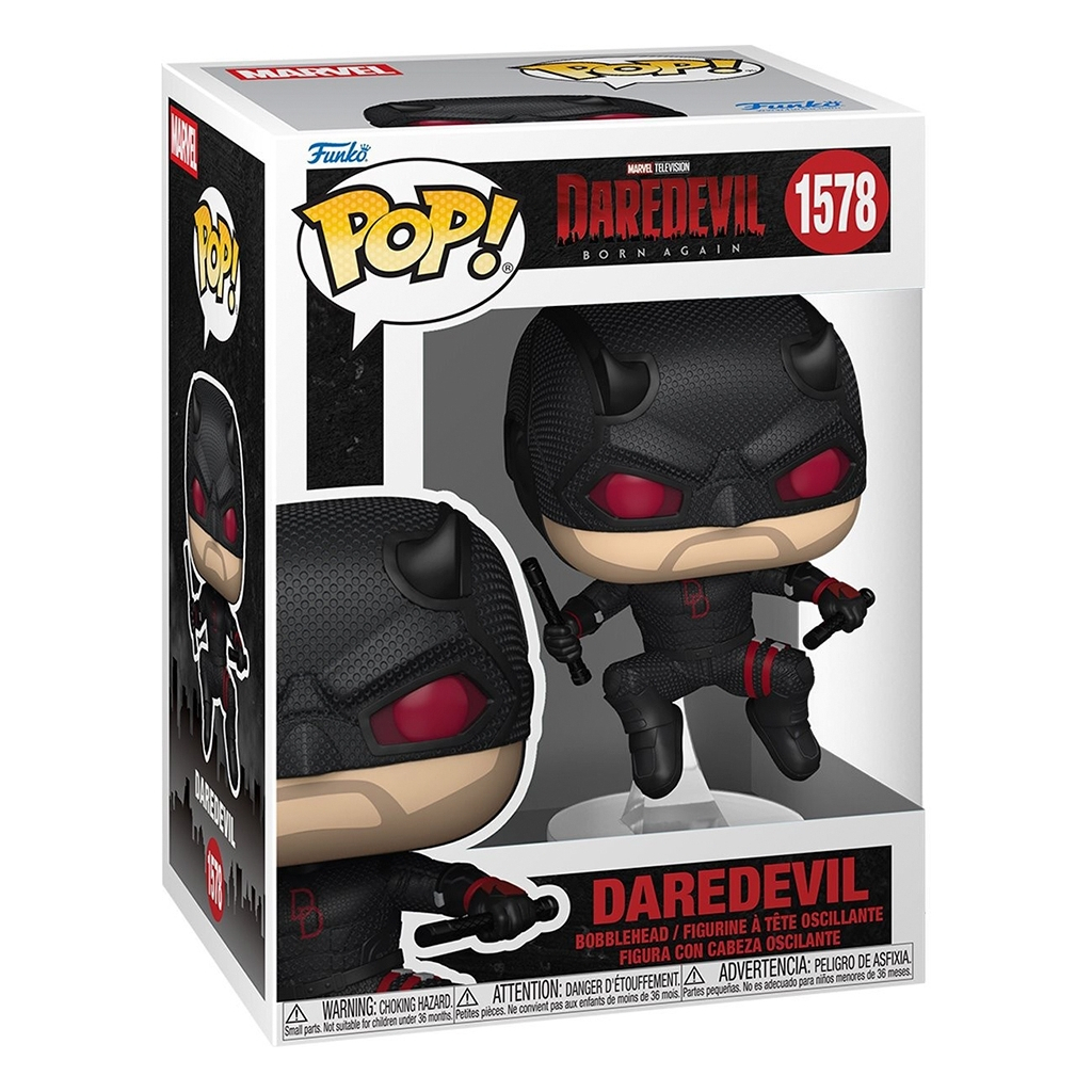Фігурка Funko Pop серії Шибайголова: Народжений наново - Шибайголова (чорний костюм) (91849)