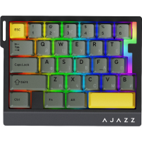 Клавіатура Ajazz AK029 Ice Island Magnetic Switch USB UA Black/Yellow (AK029-I-BY)