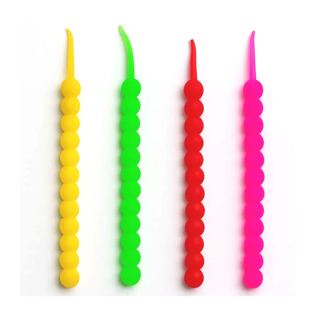 Силікон рибальський Reflex Bubble Worm Color mix 4 шт (7407000002783) Силікон рибальський Reflex Bubble Worm Color mix 4 шт (7407000002783)