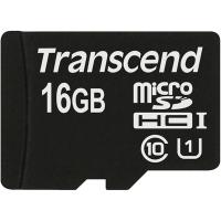 Карта пам'яті Transcend 16Gb microSDHC Class10 UHS-I (TS16GUSDCU1)