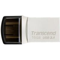 USB флеш накопичувач Transcend 16GB JetFlash 890S Silver USB 3.1 (TS16GJF890S)