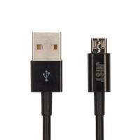 Дата кабель USB 2.0 AM to Micro 5P 1.0m Simple Black Just (MCR-SMP10-BLCK)