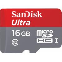 Карта пам'яті SanDisk 16GB microSD class 10 UHS-I Ultra (SDSQUNC-016G-GN3MN)