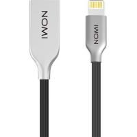 Дата кабель USB 2.0 AM to Lightning 1.0m DCMR 10i Black Nomi (260729)