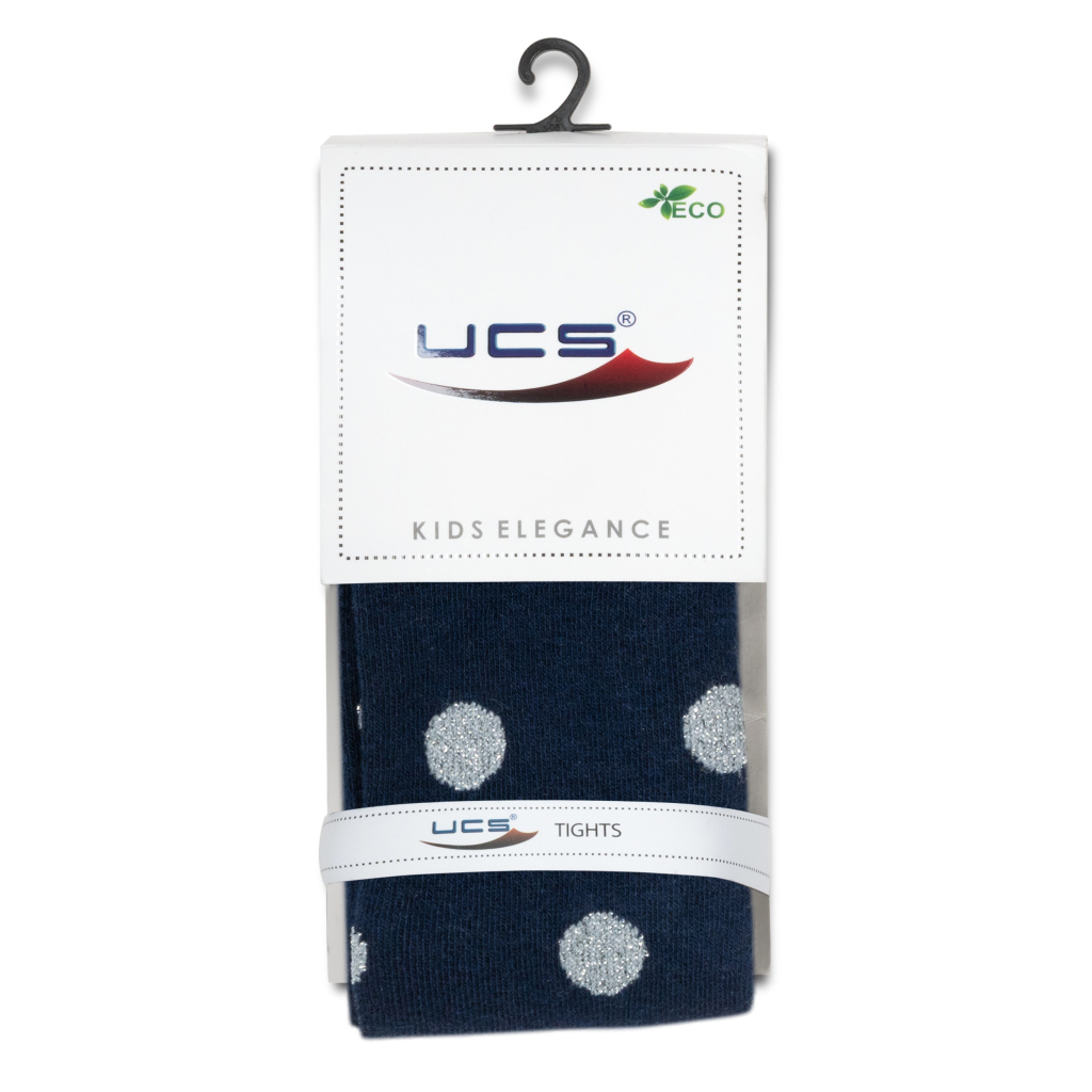 Колготки дитячі UCS Socks в горошок (M0C0301-2051-5G-blue)
