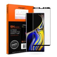 Скло захисне Spigen Galaxy Note 9 Curved HD" Black (599GL24507)