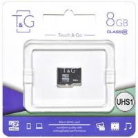 Карта пам'яті T&G 8GB microSDHC class 10 UHS-I (TG-8GBSD10U1-00)