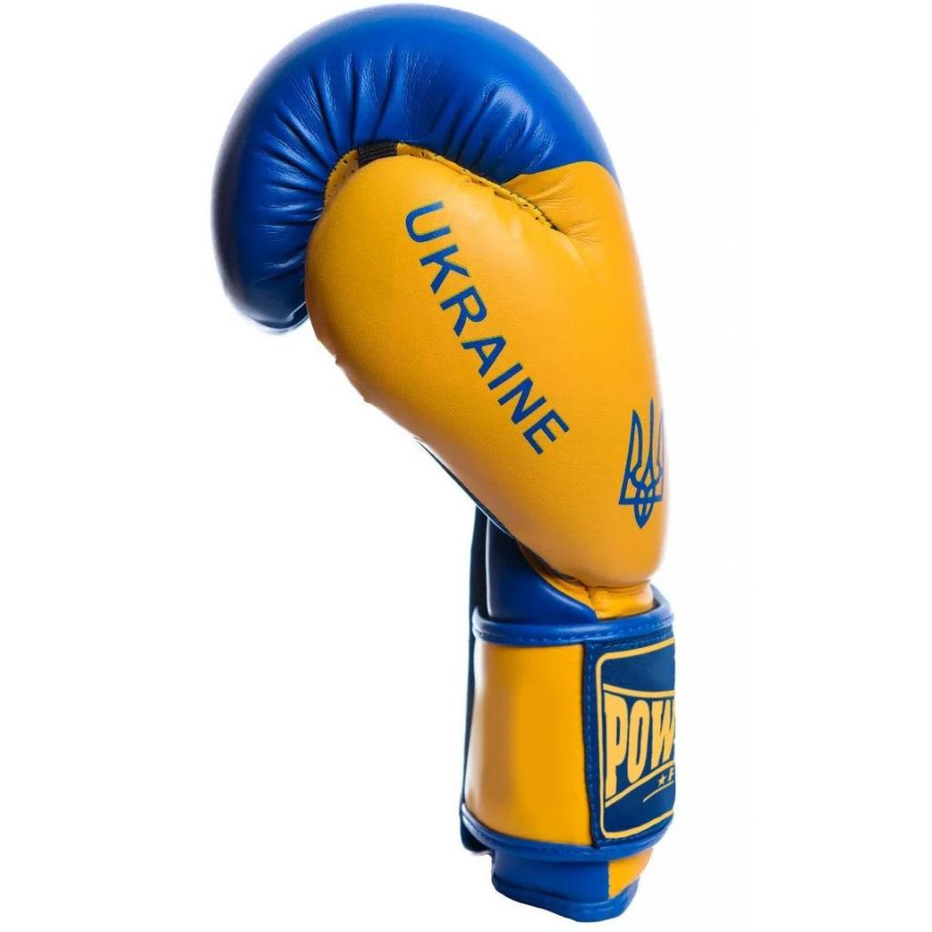 Боксерські рукавички PowerPlay 3021 Ukraine 12oz Blue/Yellow (PP_3021_12oz_Blue-Yellow)