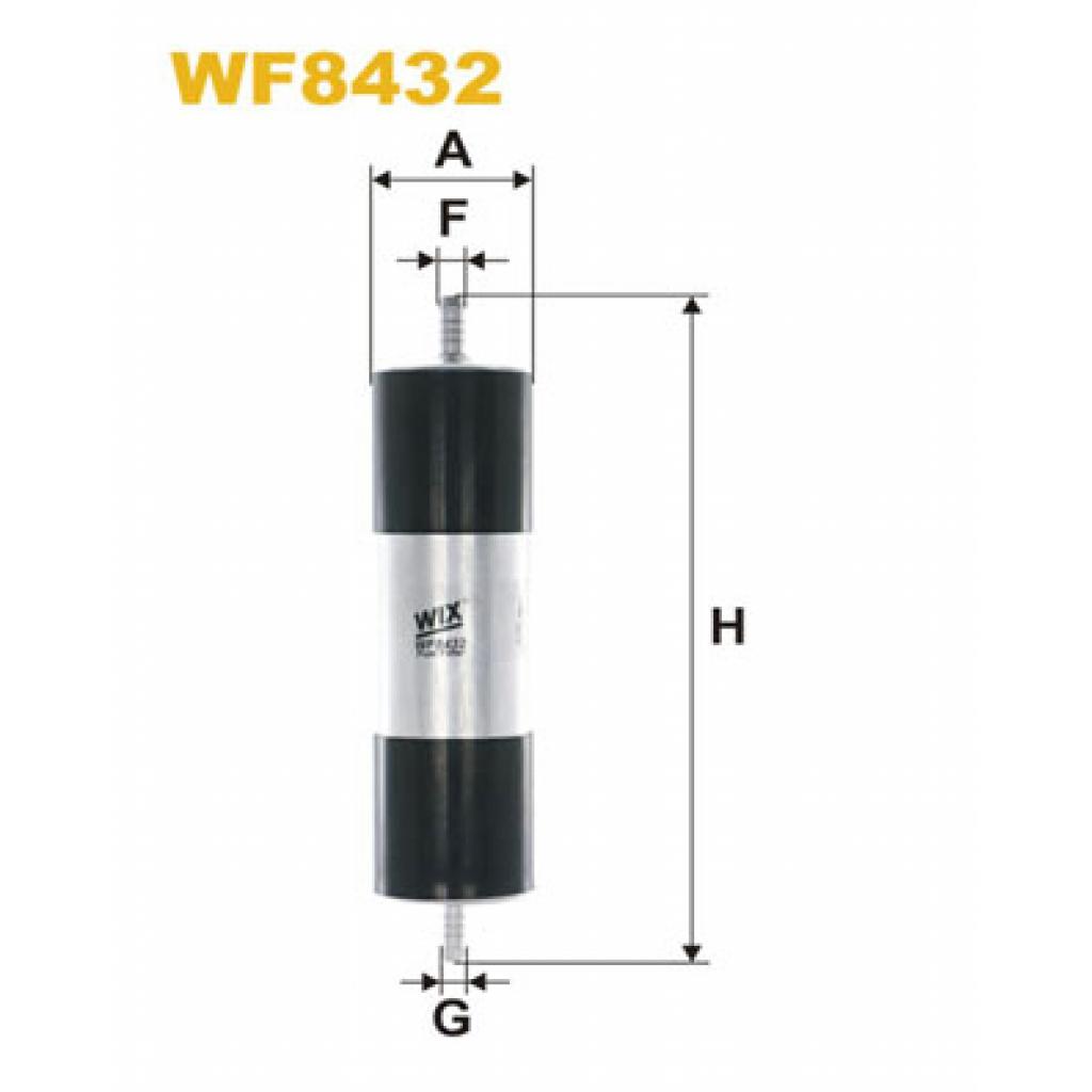 Фільтр паливний Wixfiltron WF8432 Фільтр паливний Wixfiltron WF8432