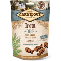 Treats for dogs Carnilove Semi Moist with trout and dill 200 g (8595602528912)