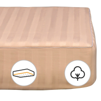 Mattress pad MirSon Carmela Cotton 461 120x200 cm (2200000387448)