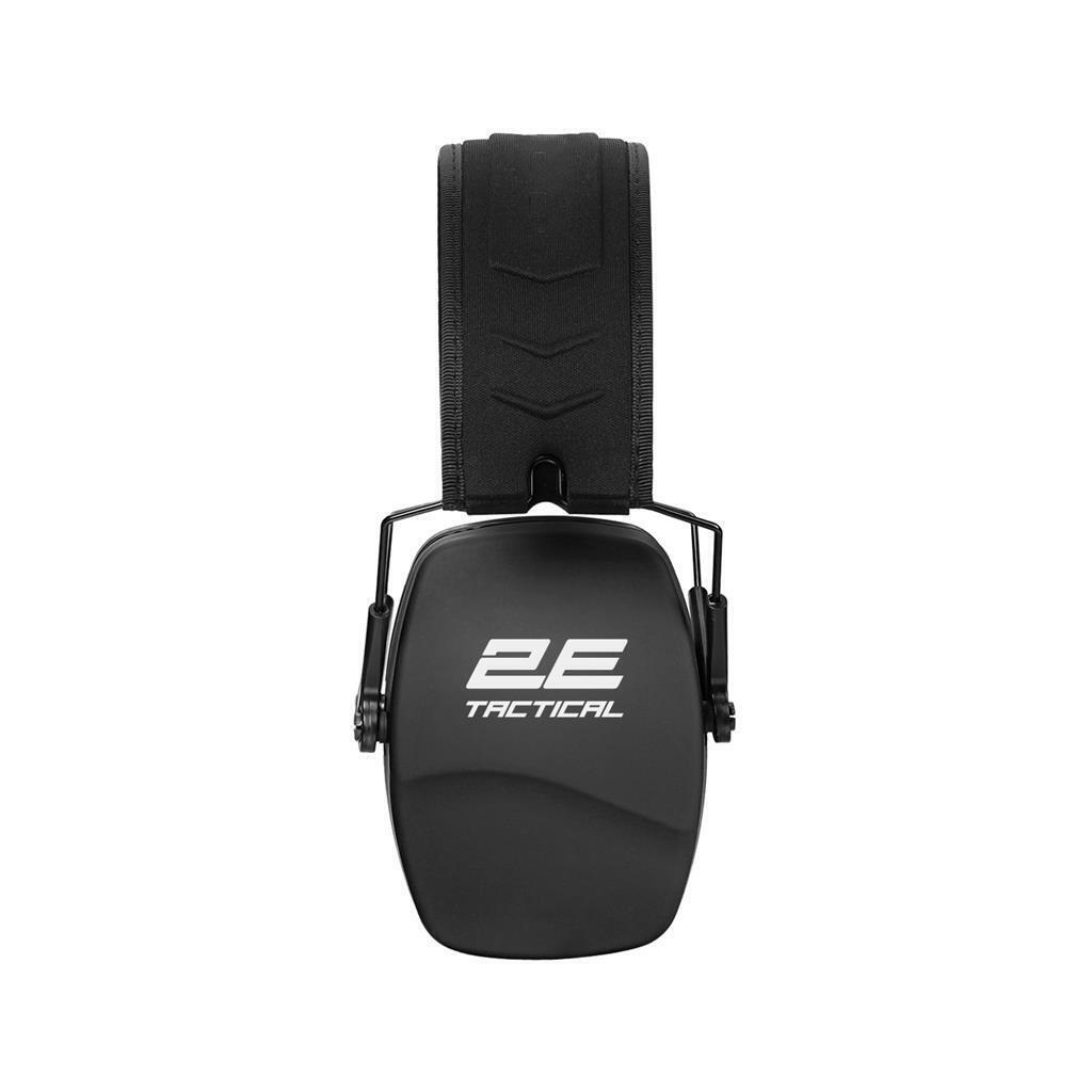 Навушники для стрільби 2E Defence NRR 25 dB пасивні Black (2E-TPE016BK)