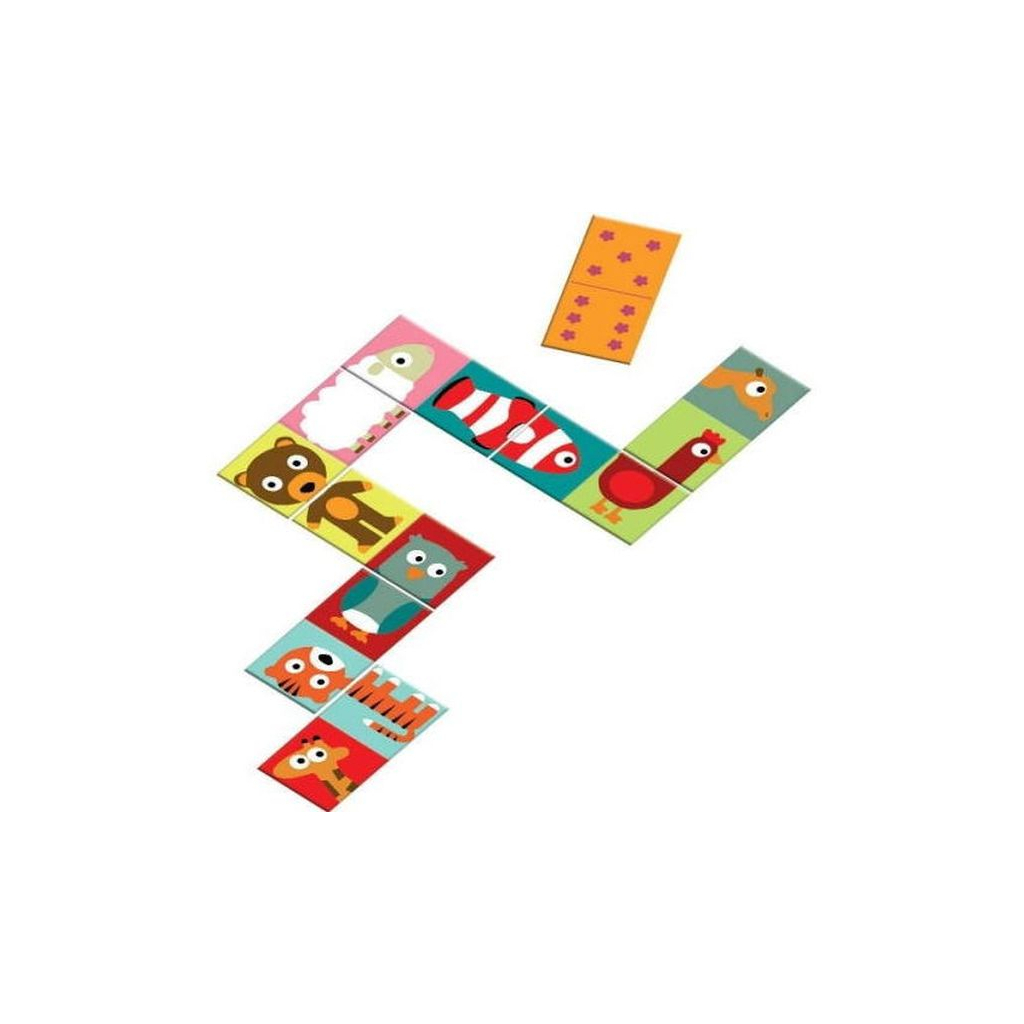 Настільна гра Djeco Дитяче доміно. Склади тварину (DJ08165)