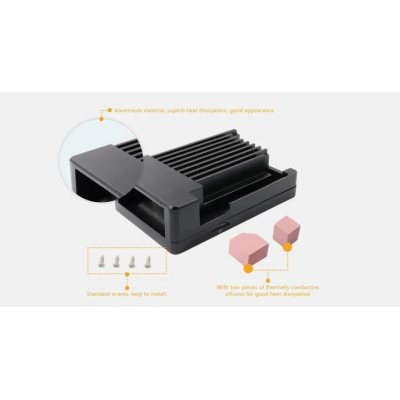 Корпус для Мікро ПК Orange Pi 4/4B Aluminum Case (RD061)