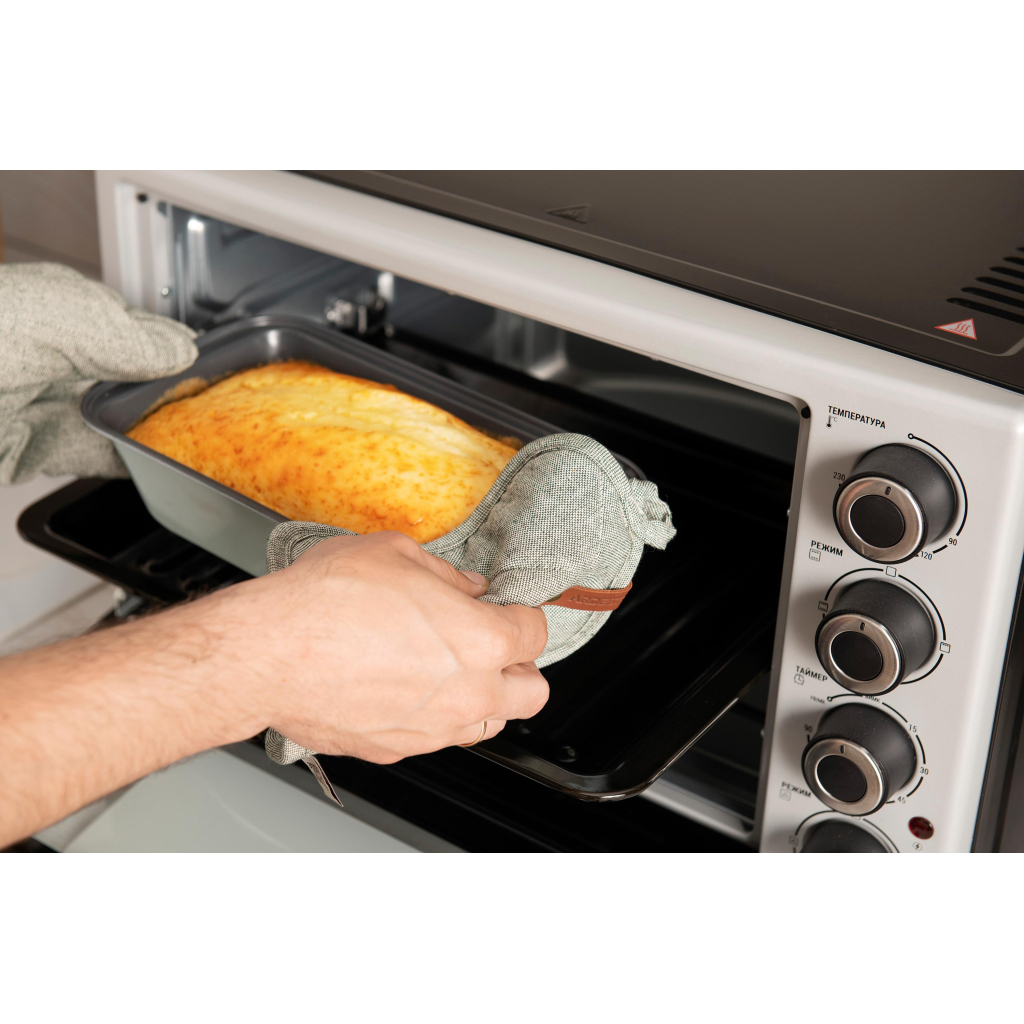 Кухонна прихватка Ardesto Oliver зелений 20х20см, 100% бавовна (ART04OG) Кухонна прихватка Ardesto Oliver зелений 20х20см, 100% бавовна (ART04OG)