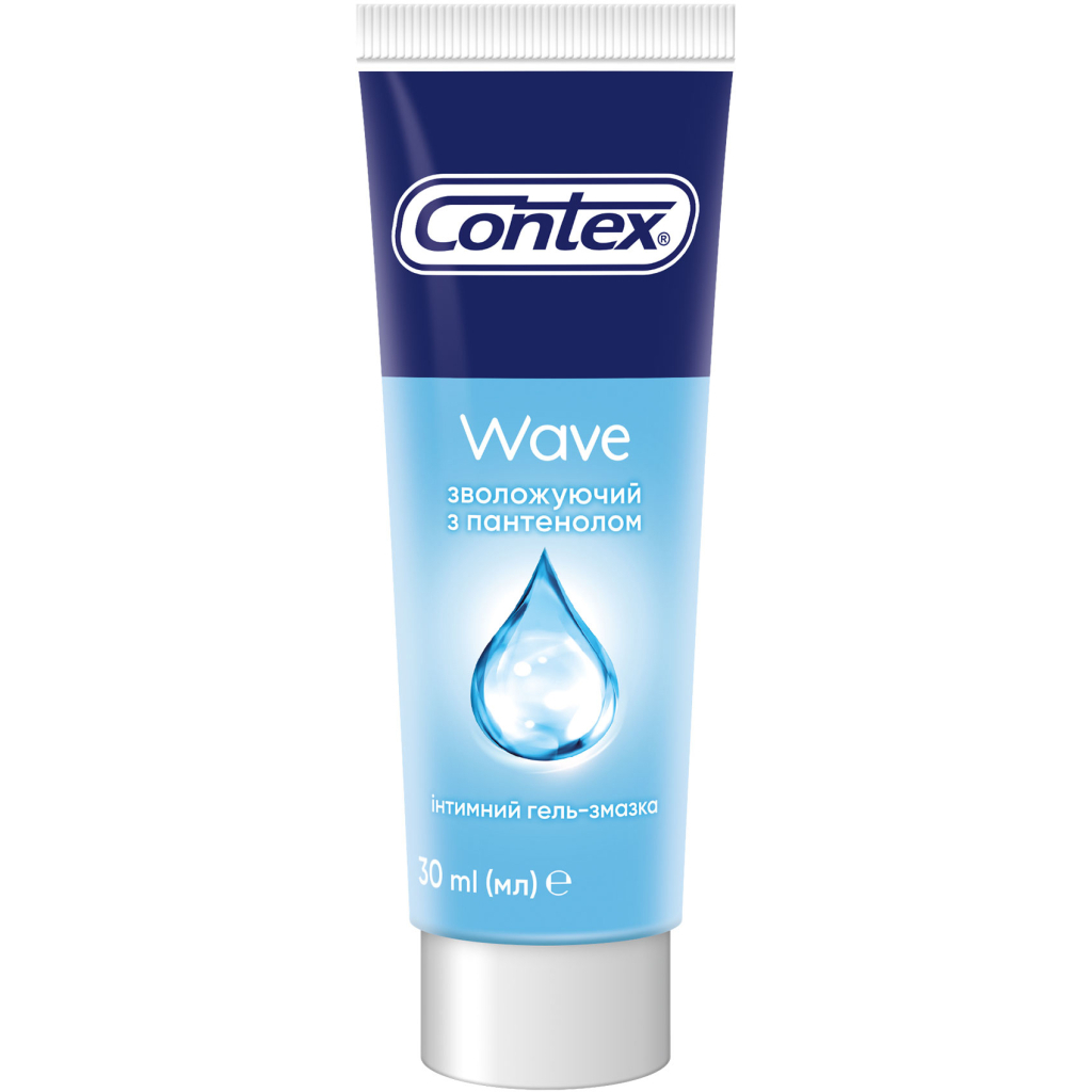 Інтимний гель-змазка Contex Wave зволожуючий з пантенолом (лубрикант) 30 мл (4820108005211)