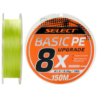 Cord Select Basic PE 8x 150m Light Green 1.2/0.16mm 20lb/9.3kg (1870.31.40)
