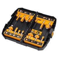 Набір фрез DeWALT діаметр хвостовика 8 мм, 12 шт. (DT90016)
