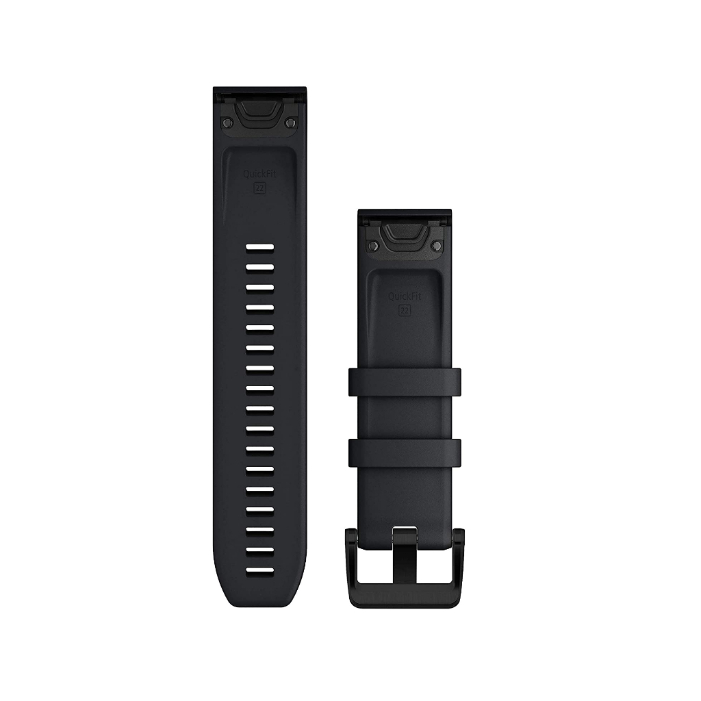 Ремінець до смарт-годинника Garmin QuickFit 22 Watch Bands, Black with Black Stainless Steel Hardware (010-12901-00) Ремінець до смарт-годинника Garmin QuickFit 22 Watch Bands, Black with Black Stainless Steel Hardware (010-12901-00)