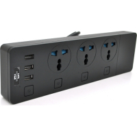 Network power filter Voltronic TV-T11, 3x, 3*USB Black (TV-T11-Black)
