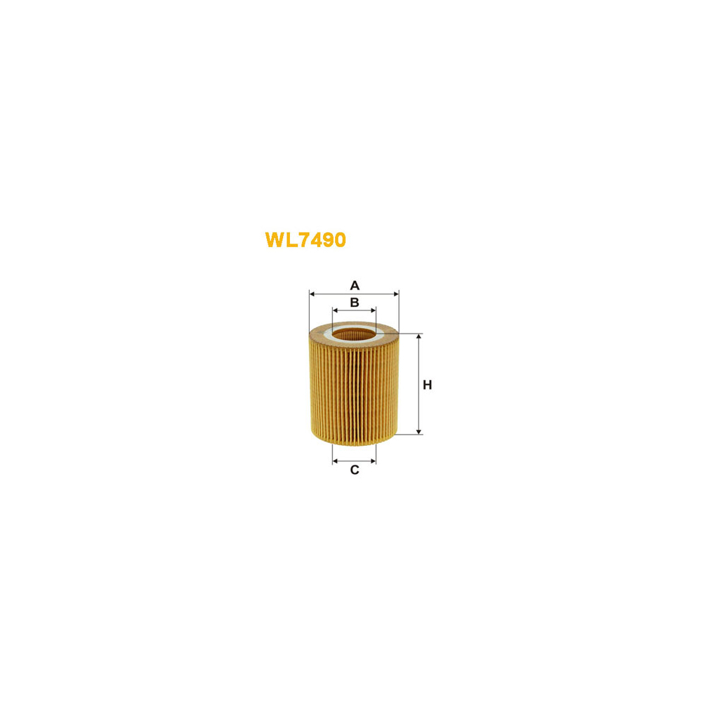 Фільтр масляний Wixfiltron WL7490