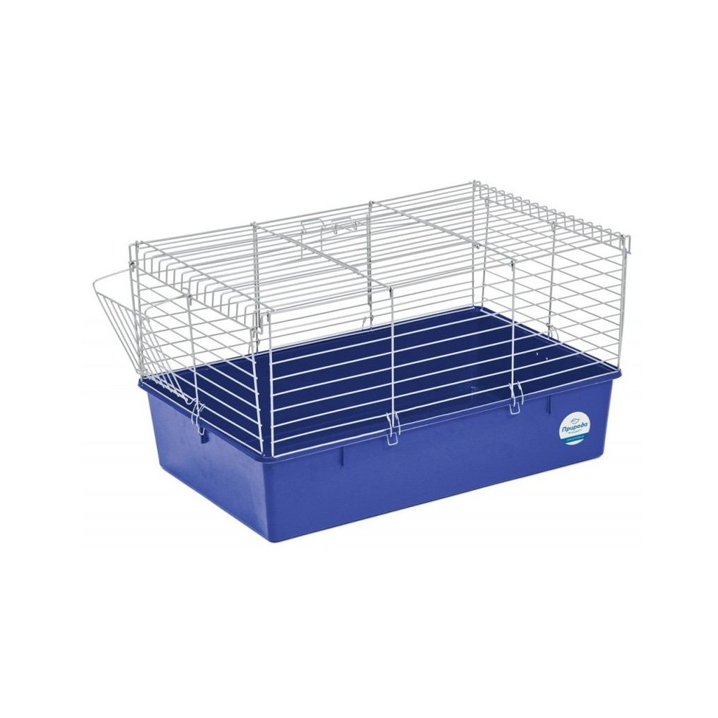 Клітка для гризунів Природа Кролик 70 70x45x40 см хром/синя (4823082415083)