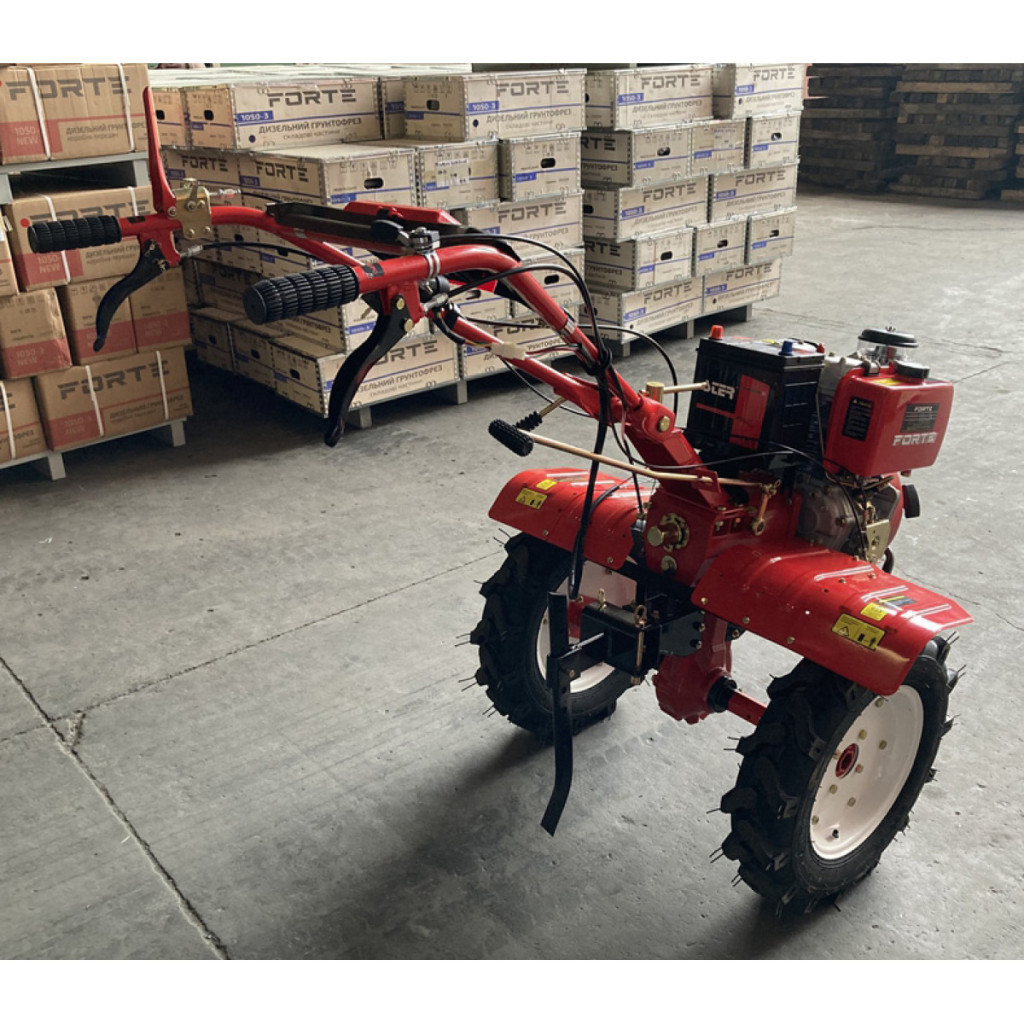 Культиватор Forte 1350Е, колеса 12", 9кс (113390)