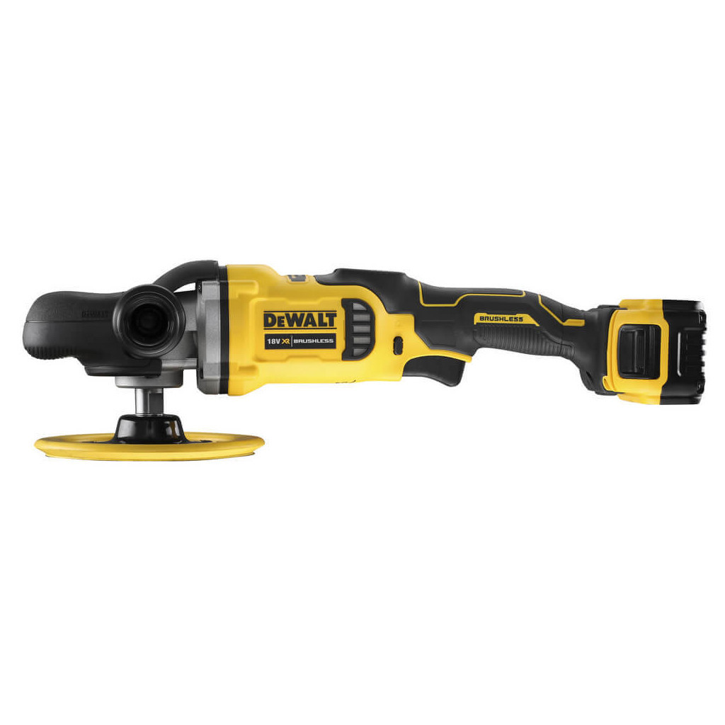 Шліфувальна машина DeWALT полірувальна, 18В XR Li-Ion, 800 - 2200 об/хв, 2x5Ah (DCM849P2) Шліфувальна машина DeWALT полірувальна, 18В XR Li-Ion, 800 - 2200 об/хв, 2x5Ah (DCM849P2)