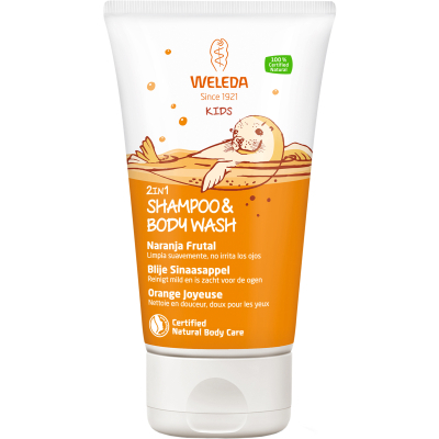 Дитячий шампунь Weleda 2 в 1 Апельсин 150 мл (4001638075114)