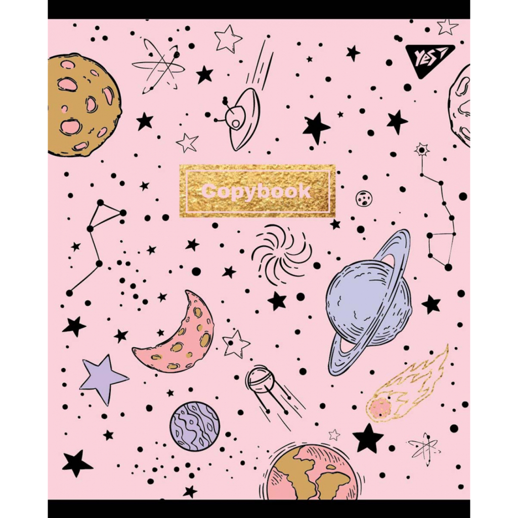 Зошит Yes А5 Cosmic System 18 аркушів клітинка (765179)