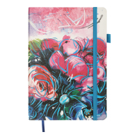 Notebook Buromax CHERIE A5 96 sheets line, blue (BM.295205-02)
