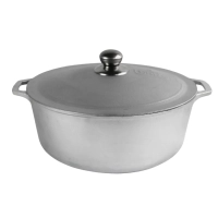 Brizoll aluminum pan with aluminum lid 4 l (10-004-4)