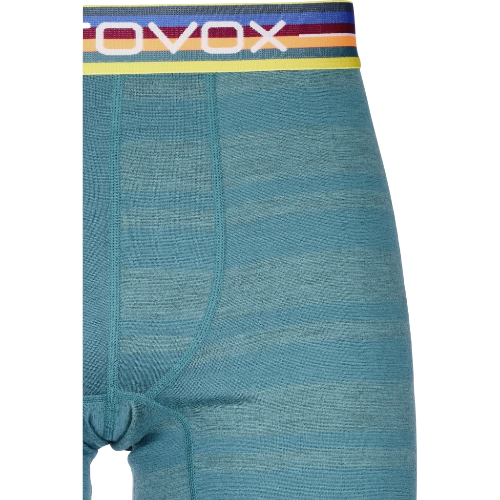 Термоштани Ortovox 185 Rock'n'Wool Short Pants Mns pacific green - M - бірюзовий (025.001.0164)