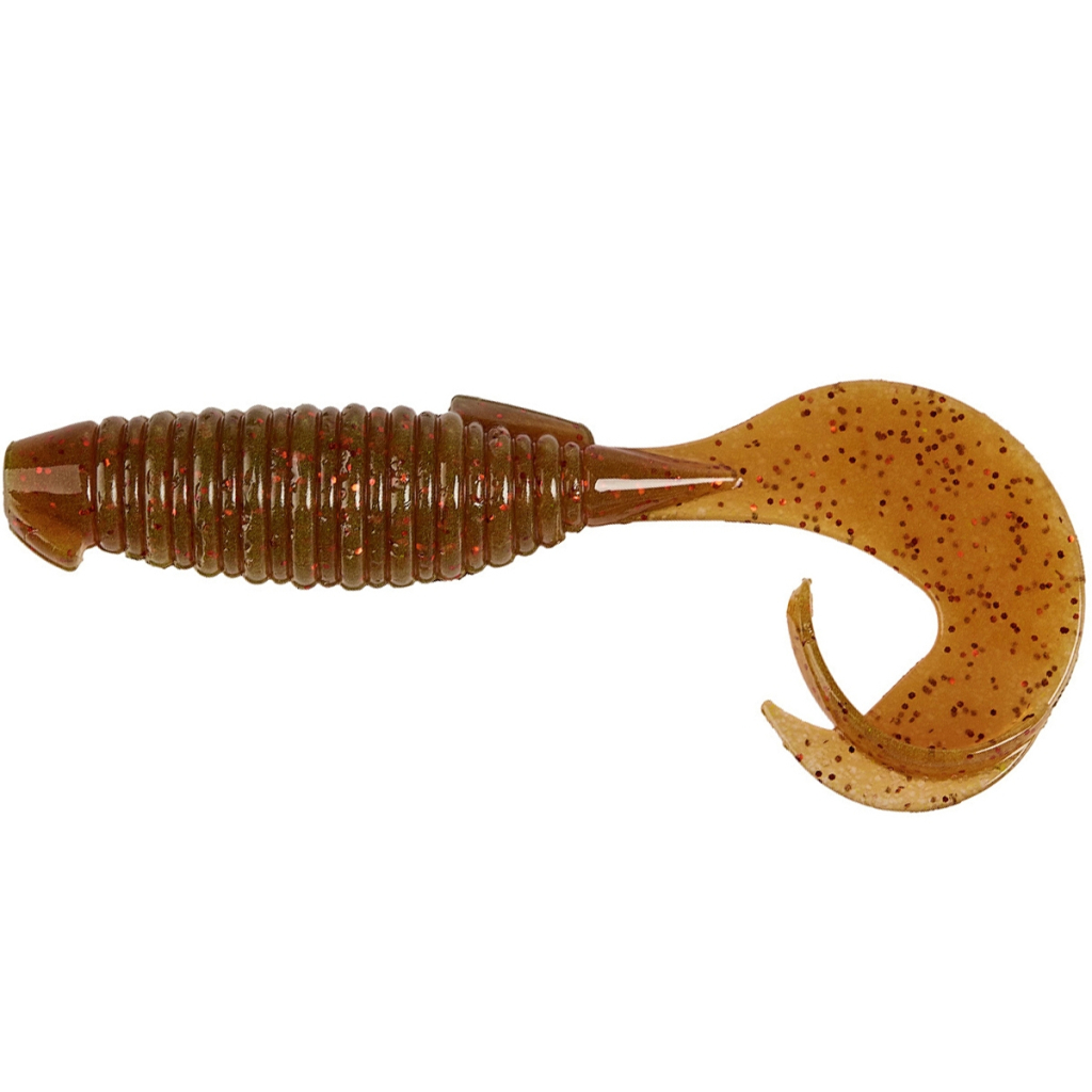 Силікон рибальський Keitech Flapper Grub 4" (7 шт/упак) ц:pal#07 motoroil red flake (1551.11.00)