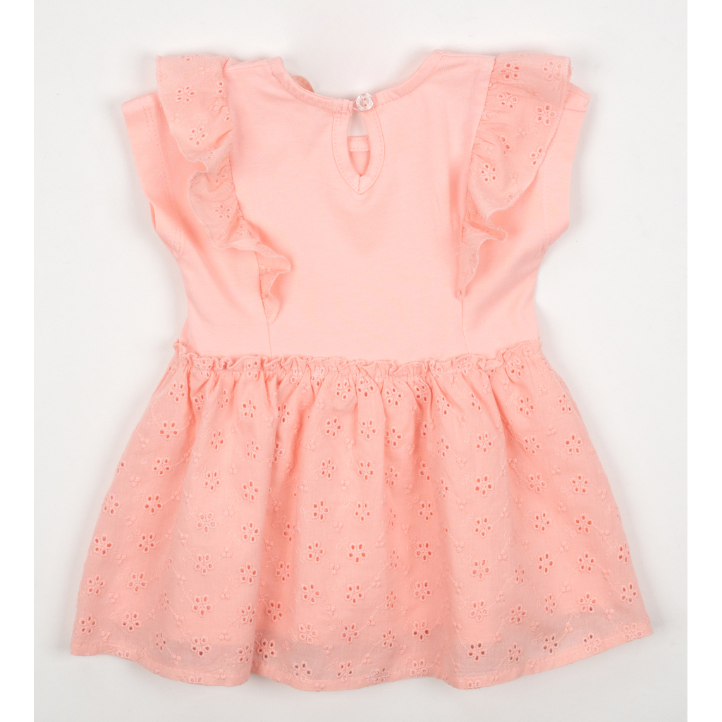 Плаття дитяче Breeze з оборкою (18717-74G-peach)