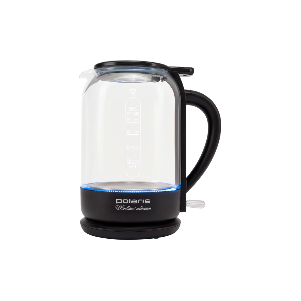 Електрочайник Polaris PWK 17103CGL Water Way Pro Чорний