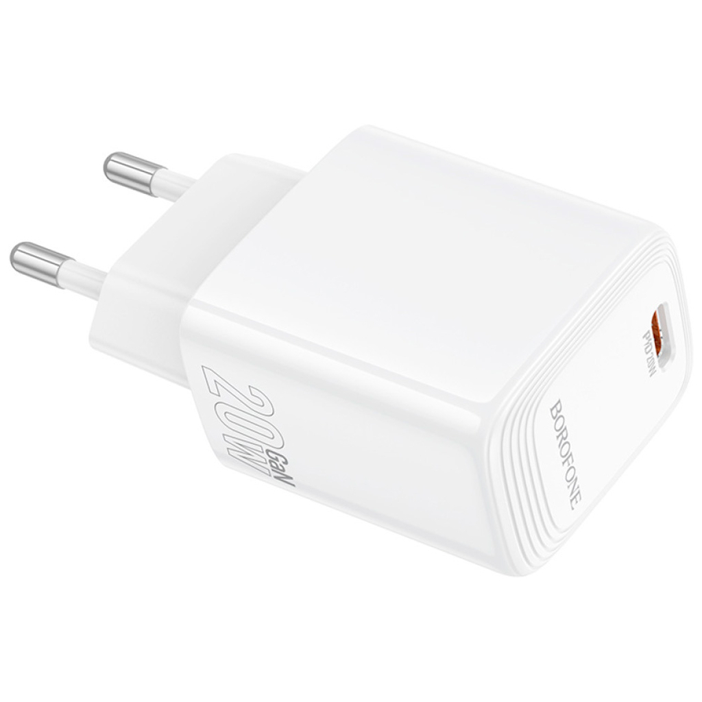 Зарядний пристрій BOROFONE BN26 Fuente USB-C PD20W White (6941991120237)