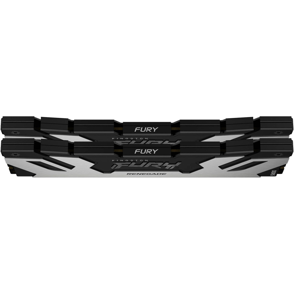Модуль пам'яті для комп'ютера DDR5 48GB (2x24GB) 8000 MHz Renegade Black/Silver Kingston Fury (ex.HyperX) (KF580C38RSK2-48)