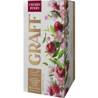 Graff Cherry Berry tea with the aroma of raspberry and cherry flowers 20x1.5 g (4820279612324)