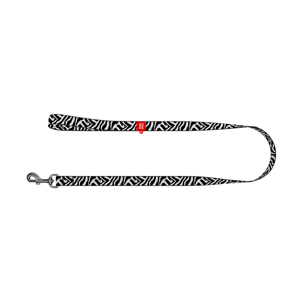 Повідець для собак WAUDOG Nylon "Зебра" S Ш 15 мм Д 200 см (756-0055)
