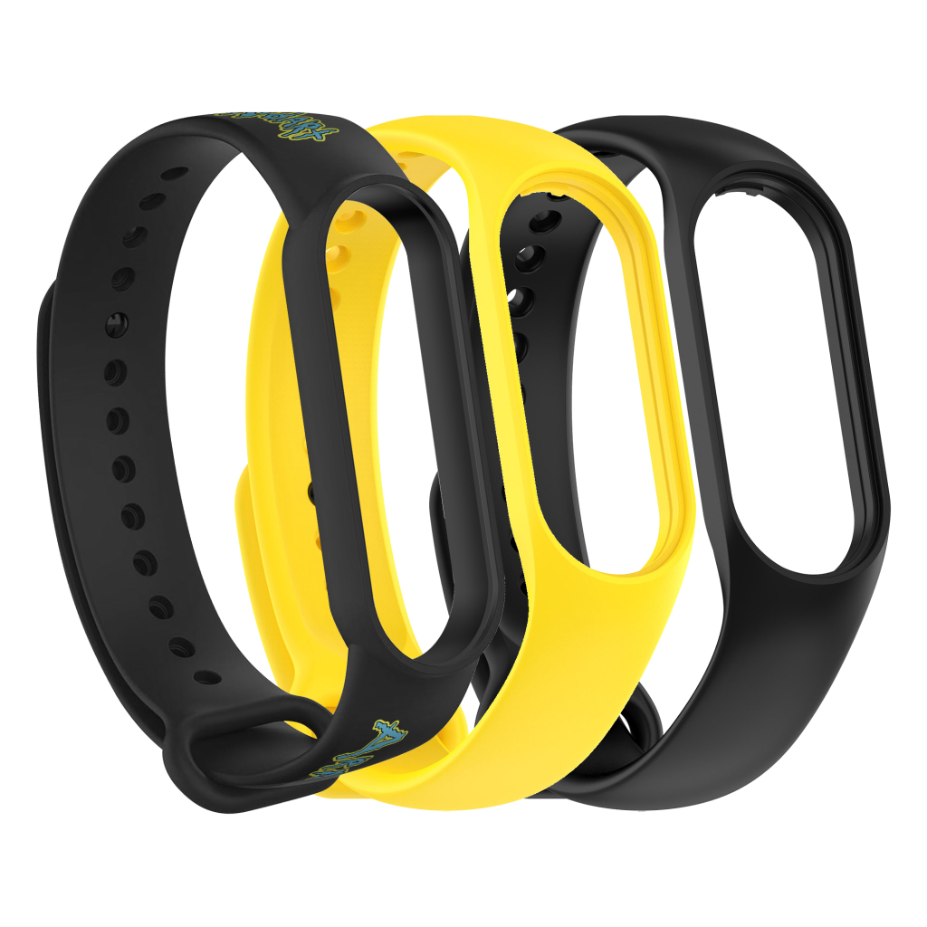 Ремінець до фітнес браслета Armorstandart комплект 3шт Xiaomi Mi Band 7/6/5 New Style Inscription (ARM87044) Ремінець до фітнес браслета Armorstandart комплект 3шт Xiaomi Mi Band 7/6/5 New Style Inscription (ARM87044)
