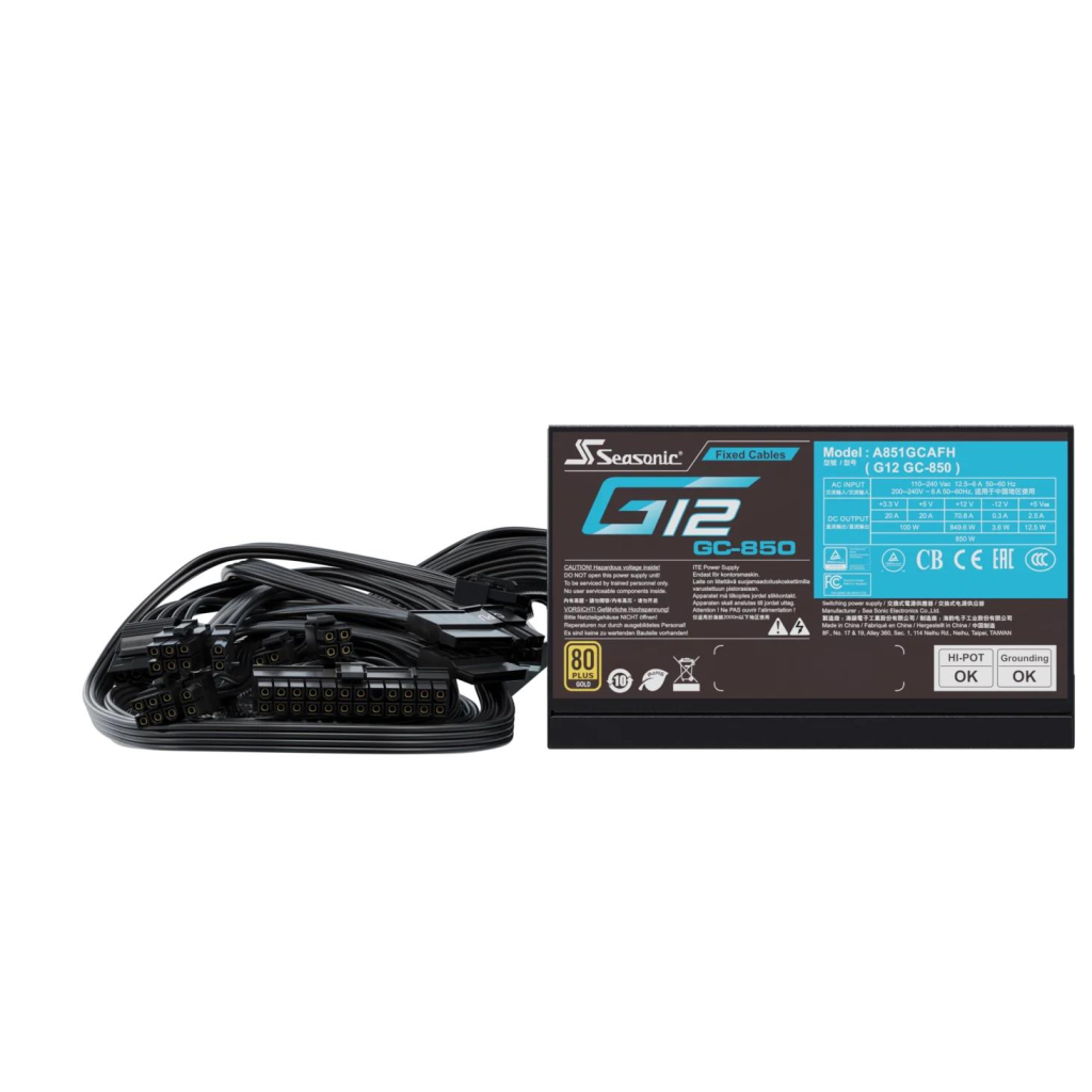 Блок живлення Seasonic 850W G12 GC-850 (G12 GC-850) Блок живлення Seasonic 850W G12 GC-850 (G12 GC-850)