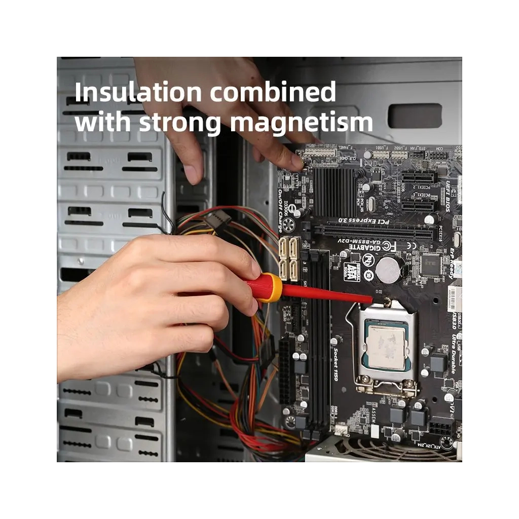 Викрутка Deli ізольована шлiцьова 4,0 x 100 мм (EDL5141001) Викрутка Deli ізольована шлiцьова 4,0 x 100 мм (EDL5141001)