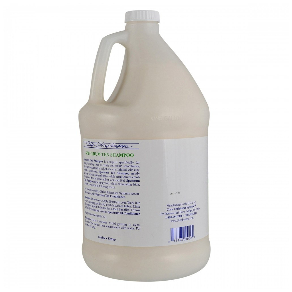 Шампунь для тварин Chris Christensen Spectrum Ten для тонкої та шовковистої шерсті 3.8 л (851163000822) Шампунь для тварин Chris Christensen Spectrum Ten для тонкої та шовковистої шерсті 3.8 л (851163000822)