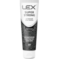 Intimate gel lubricant Lex Condoms Super Strong Regenerating With aloe vera extract 100 ml (7640341151943)