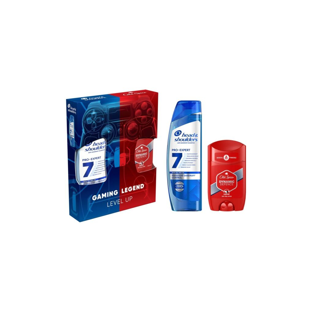 Набір косметики Head & Shoulders Шампунь проти лупи 250 мл + Дезодорант-стік Old Spice Dynamic Defense 65 мл (8700216617390)